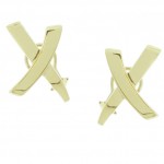 Tiffany & Co. Paloma Picasso Large Gold X earrings