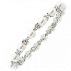 Tiffany Aria Pearl Diamond Platinum Bracelet