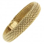 Tiffany & Co. Somerset Gold Mesh Bracelet