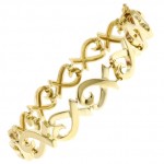 Tiffany & Co. Paloma Picasso Gold Loving Heart Bracelet